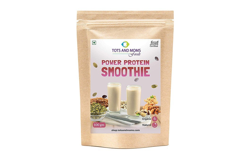 Tots And Moms Foods Power Protein Smoothie   Pack  100 grams